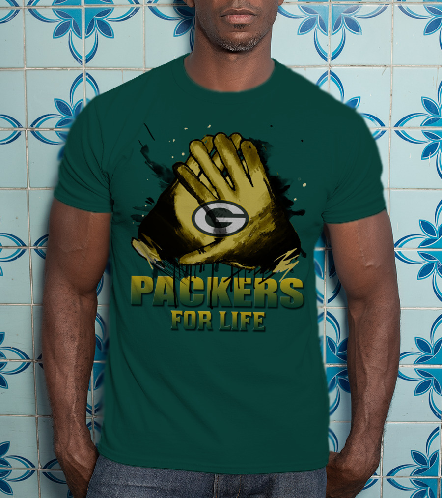 Packers For Life Green Bay Packers T-Shirt