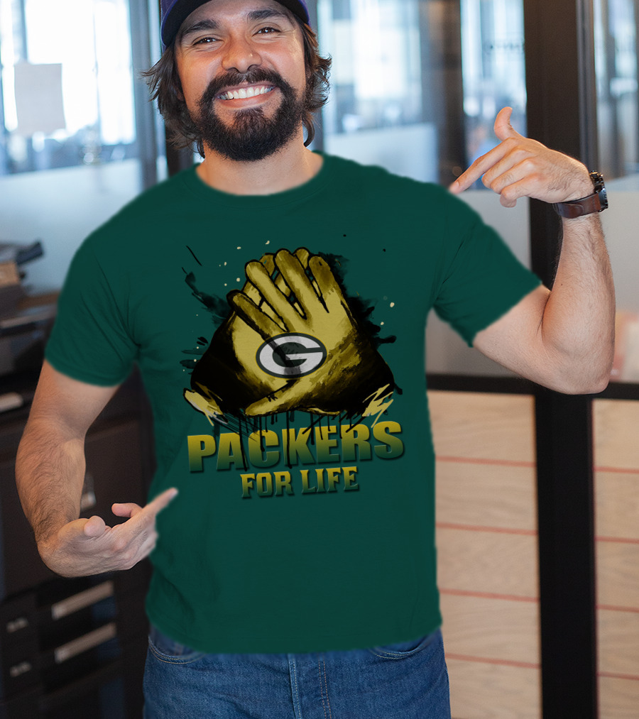 Packers For Life Green Bay Packers T-Shirt
