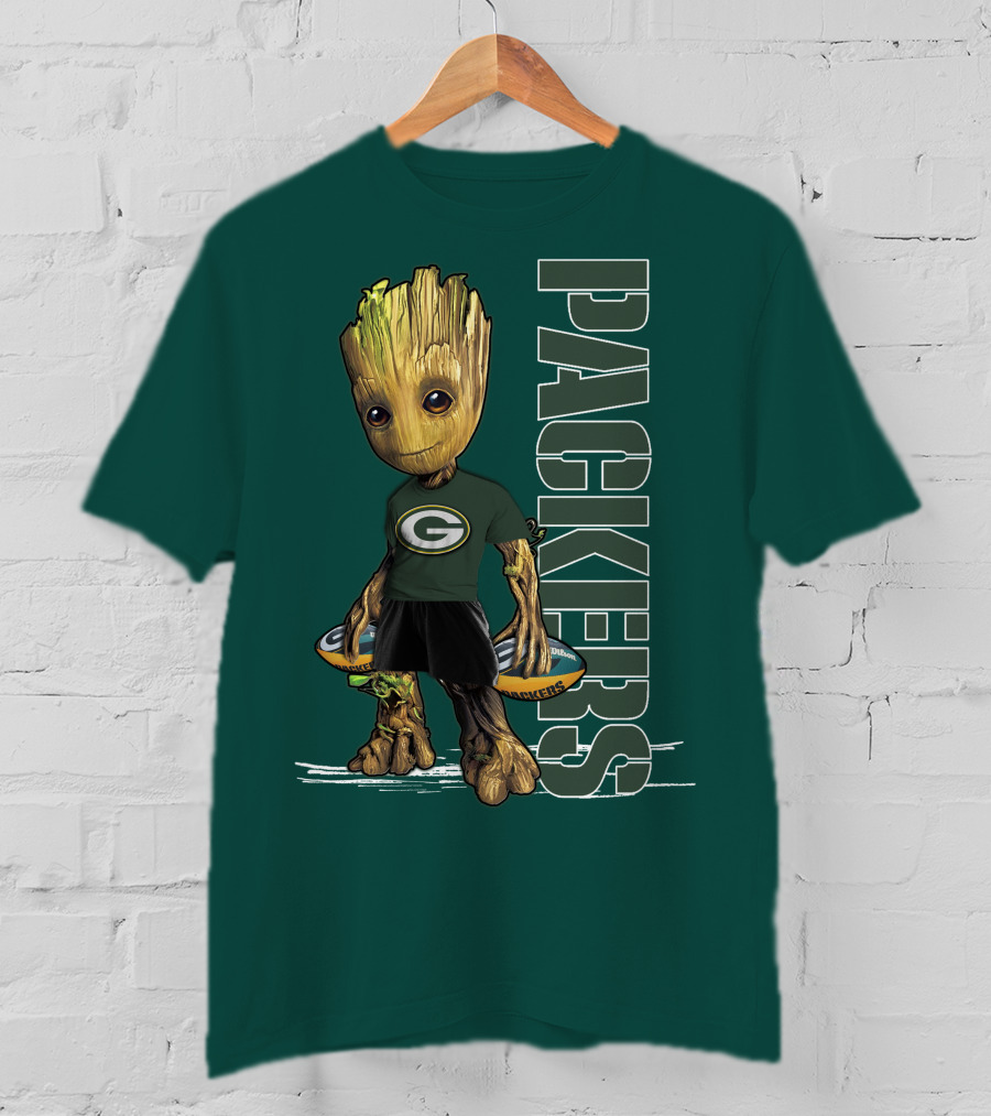 Groot Green Bay Packers Football Fan T-Shirt