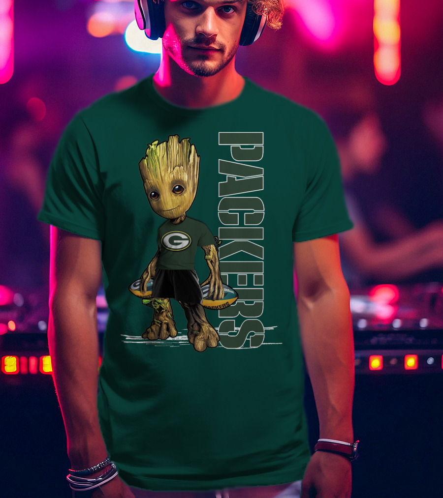 Groot Green Bay Packers Football Fan T-Shirt