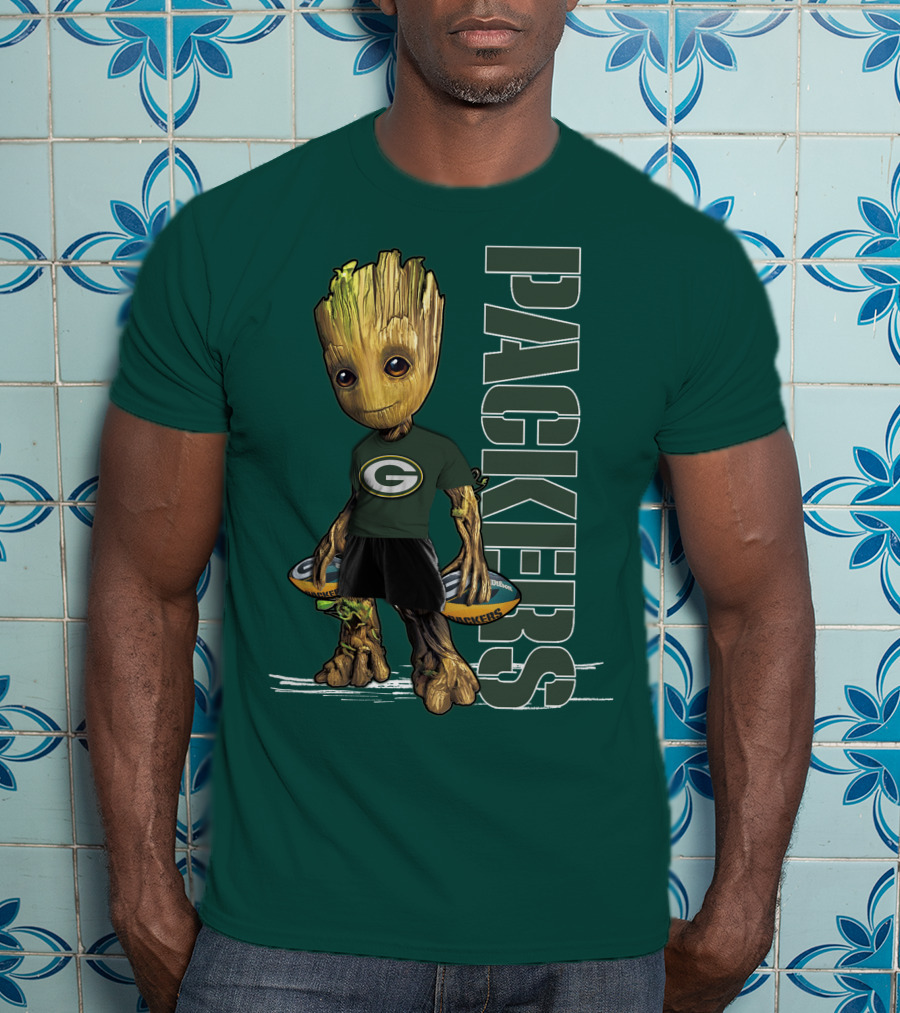 Groot Green Bay Packers Football Fan T-Shirt