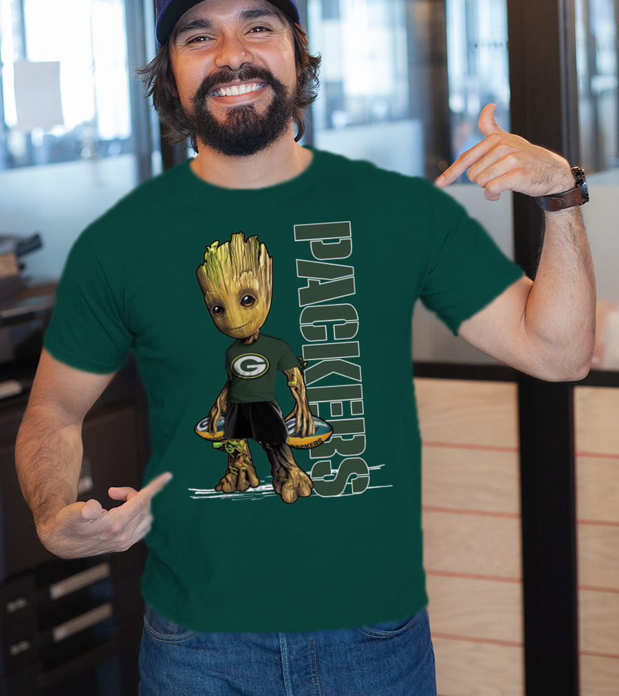 Groot Green Bay Packers Football Fan T-Shirt