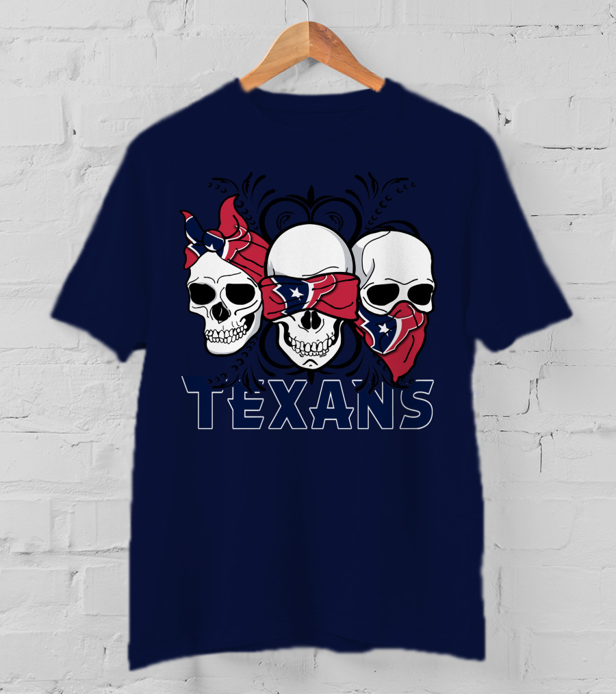 Texans Skull Trio Bandana T-Shirt