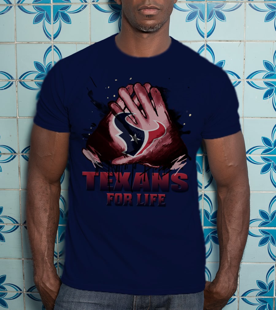 Texans For Life Houston 47 T-Shirt
