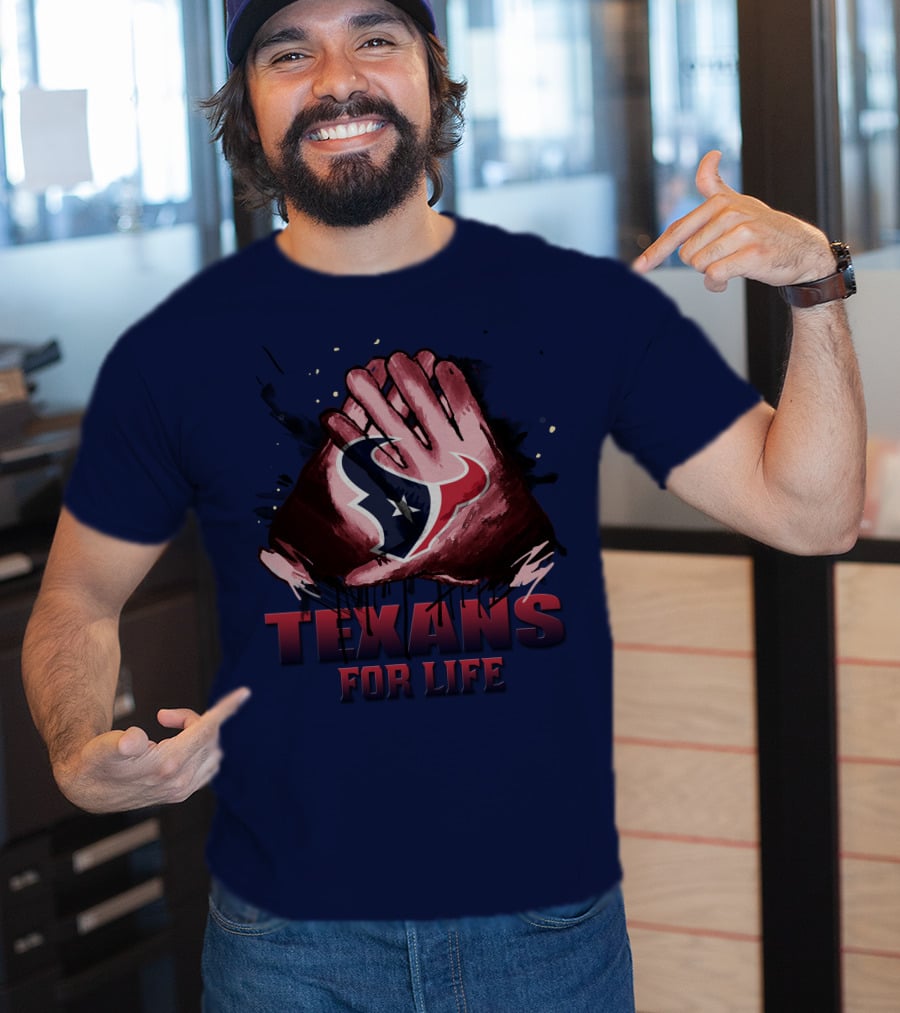 Texans For Life Houston 47 T-Shirt