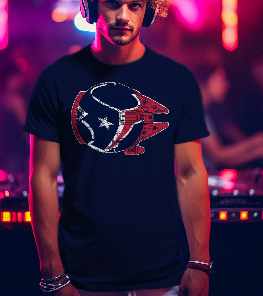 Houston Texans 76 Starship Tribute T-Shirt