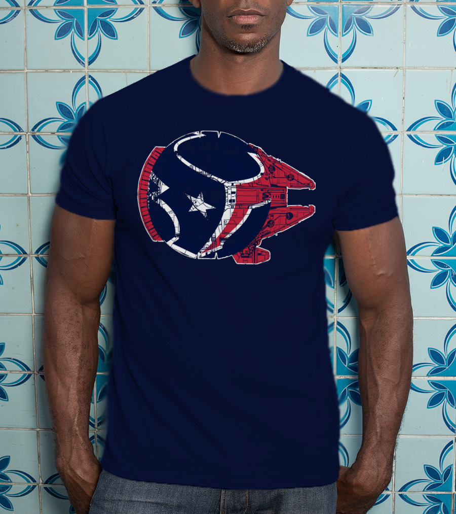 Houston Texans 76 Starship Tribute T-Shirt