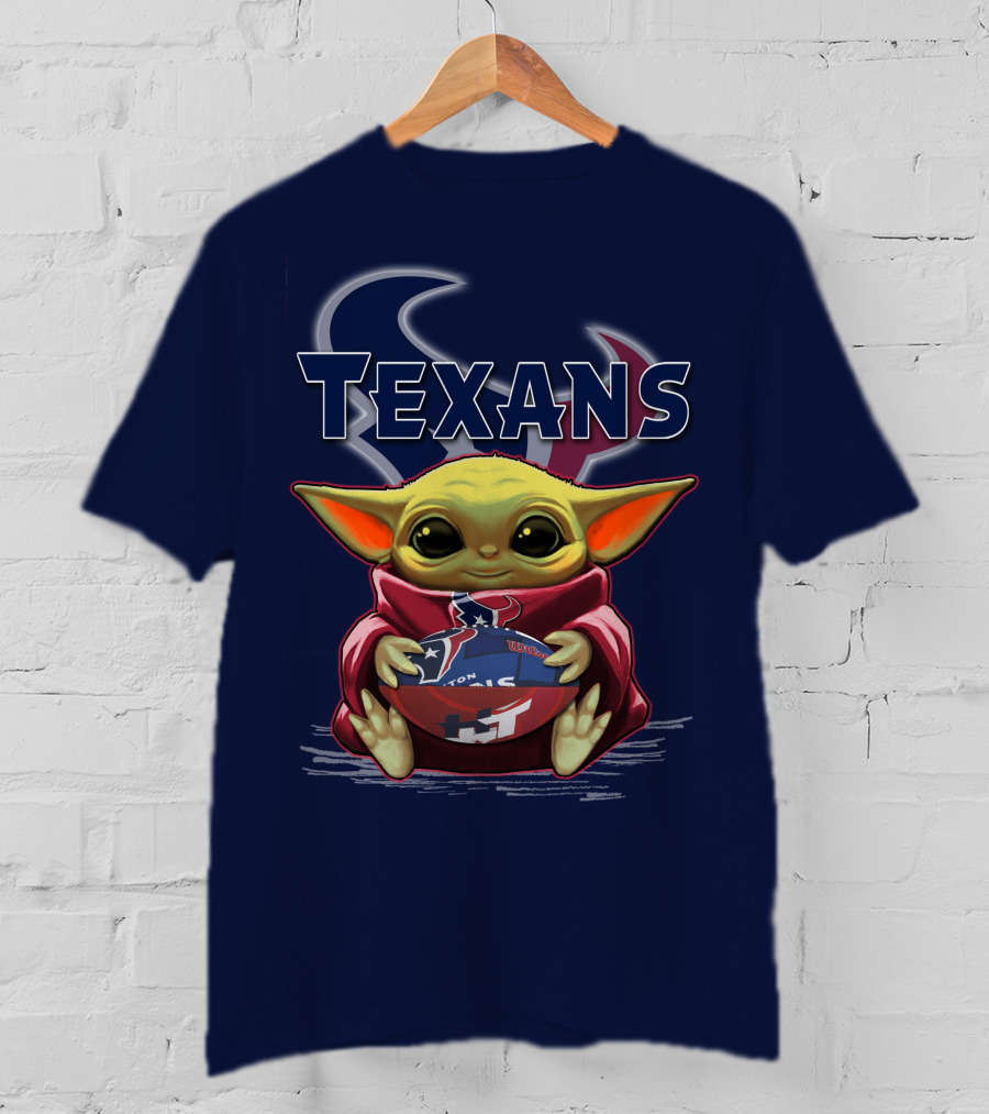 Yoda Texans Football Houston HT T-Shirt