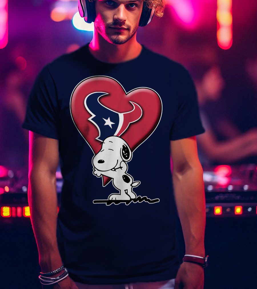 Snp Houston Texans Heart Embrace T-Shirt