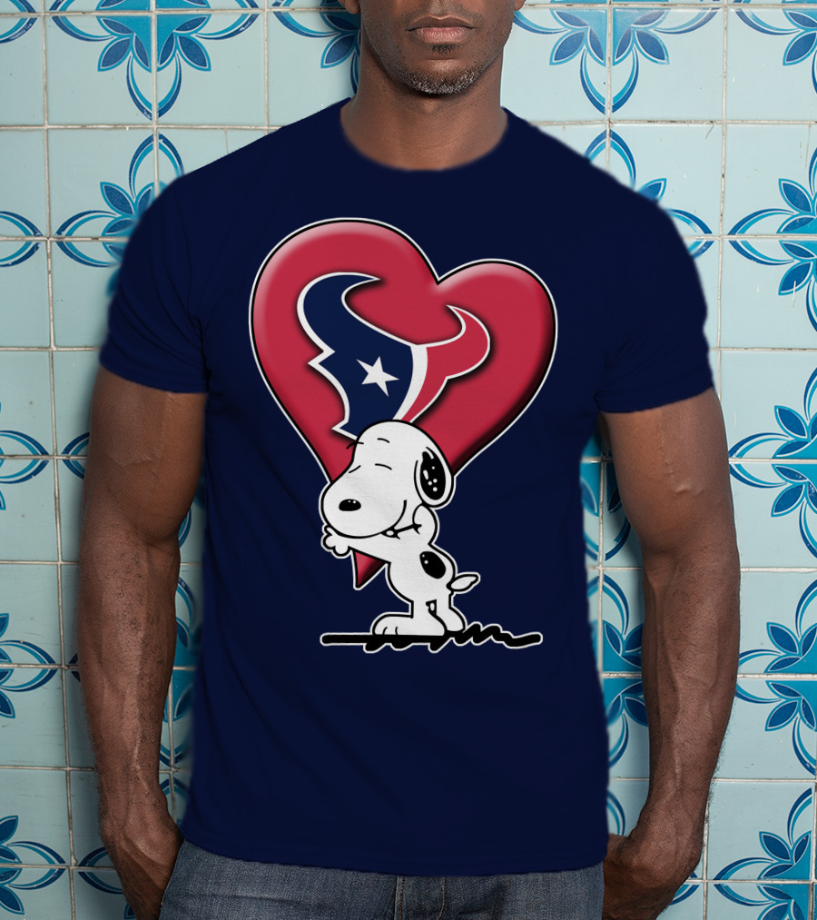 Snp Houston Texans Heart Embrace T-Shirt