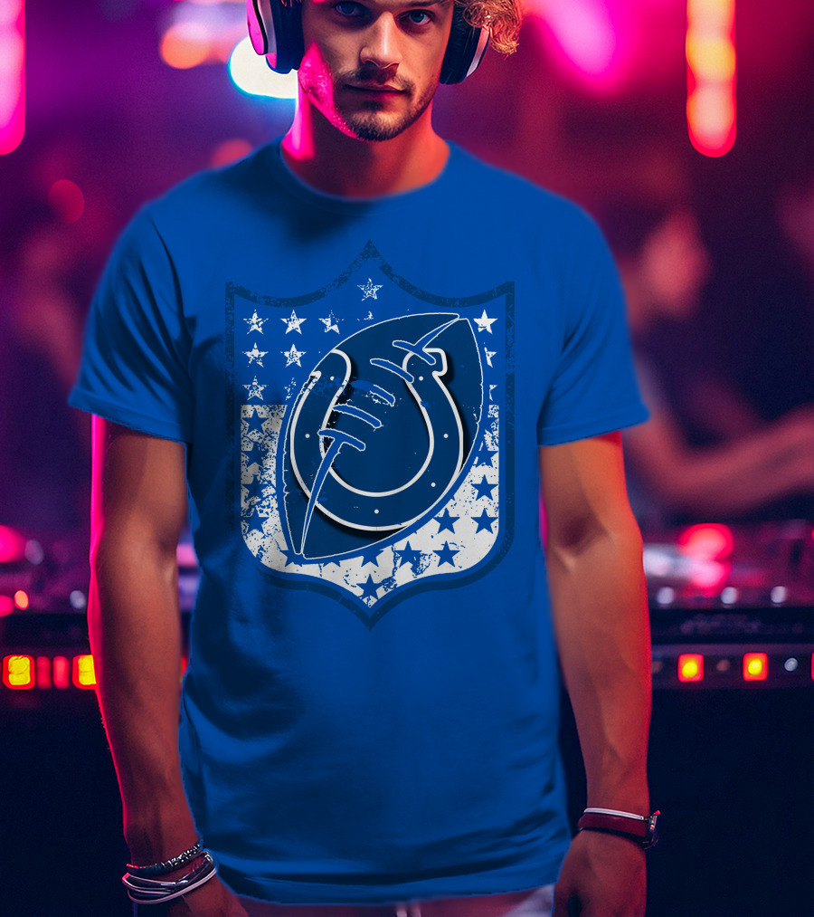 Indianapolis Colts Football Stars Shield T-Shirt