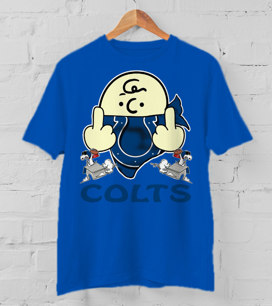 Colts Charlie Brown And Snoopy Indianapolis T-Shirt