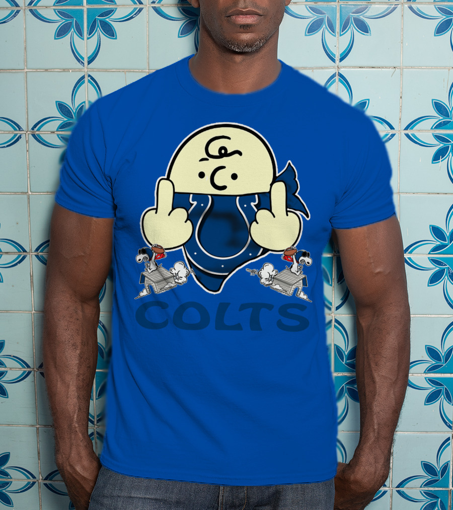 Colts Charlie Brown And Snoopy Indianapolis T-Shirt