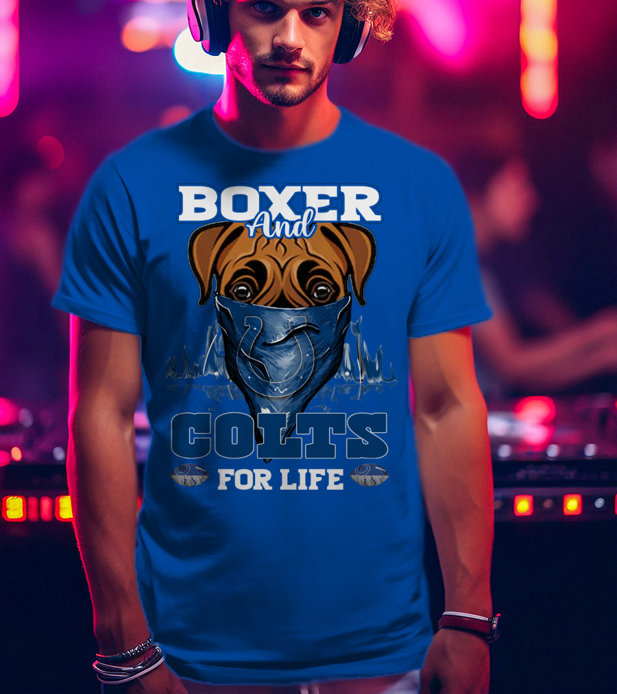 Boxer And Colts For Life T-Shirt