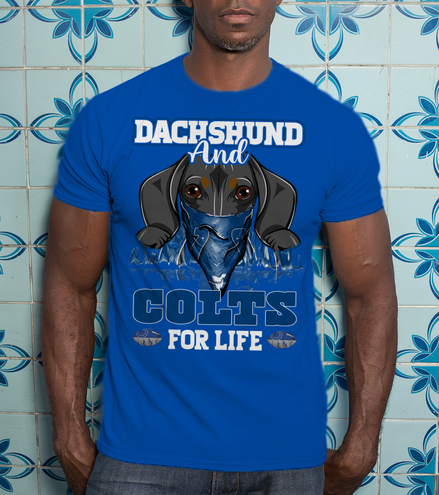 Dachshund And Colts For Life T-Shirt
