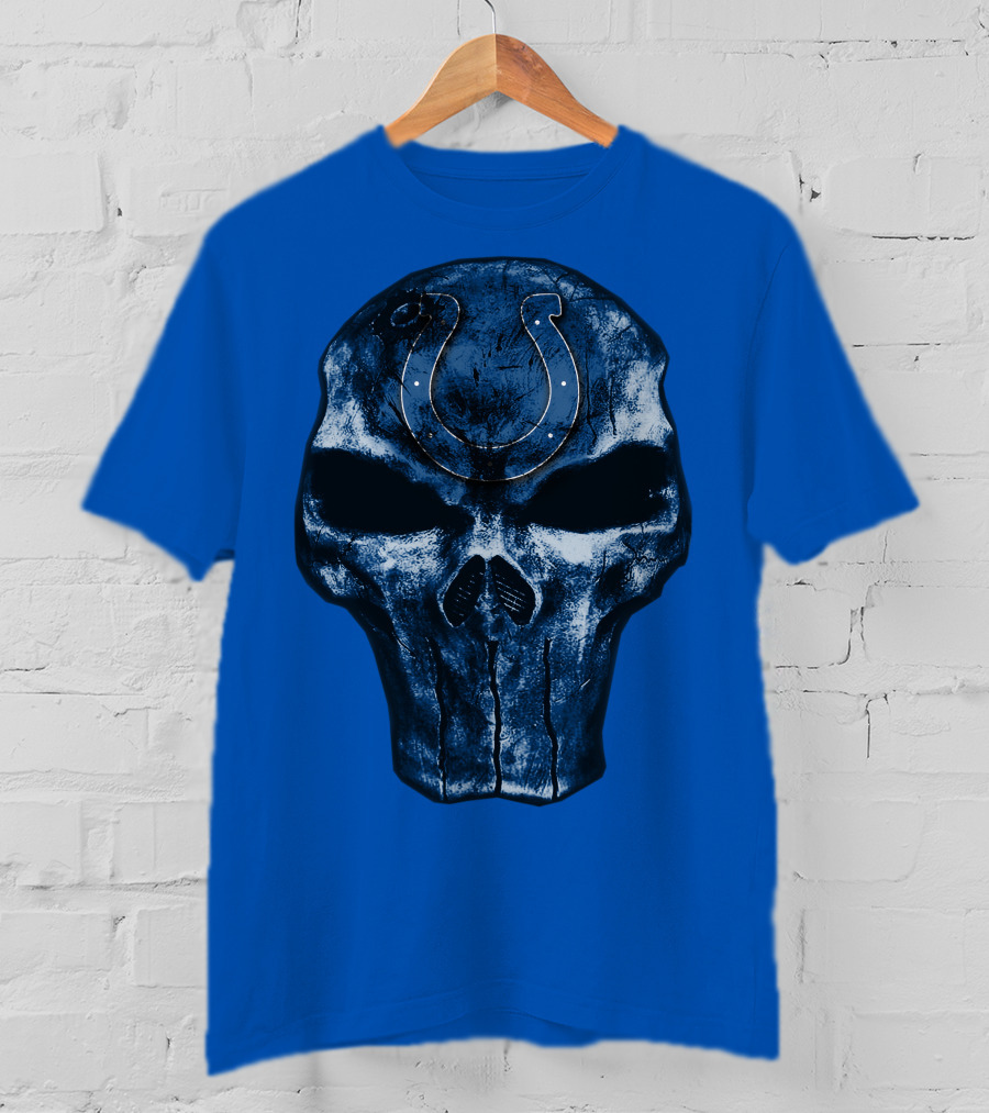 Skull Indianapolis Colts T-Shirt