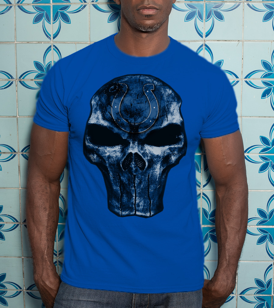 Skull Indianapolis Colts T-Shirt