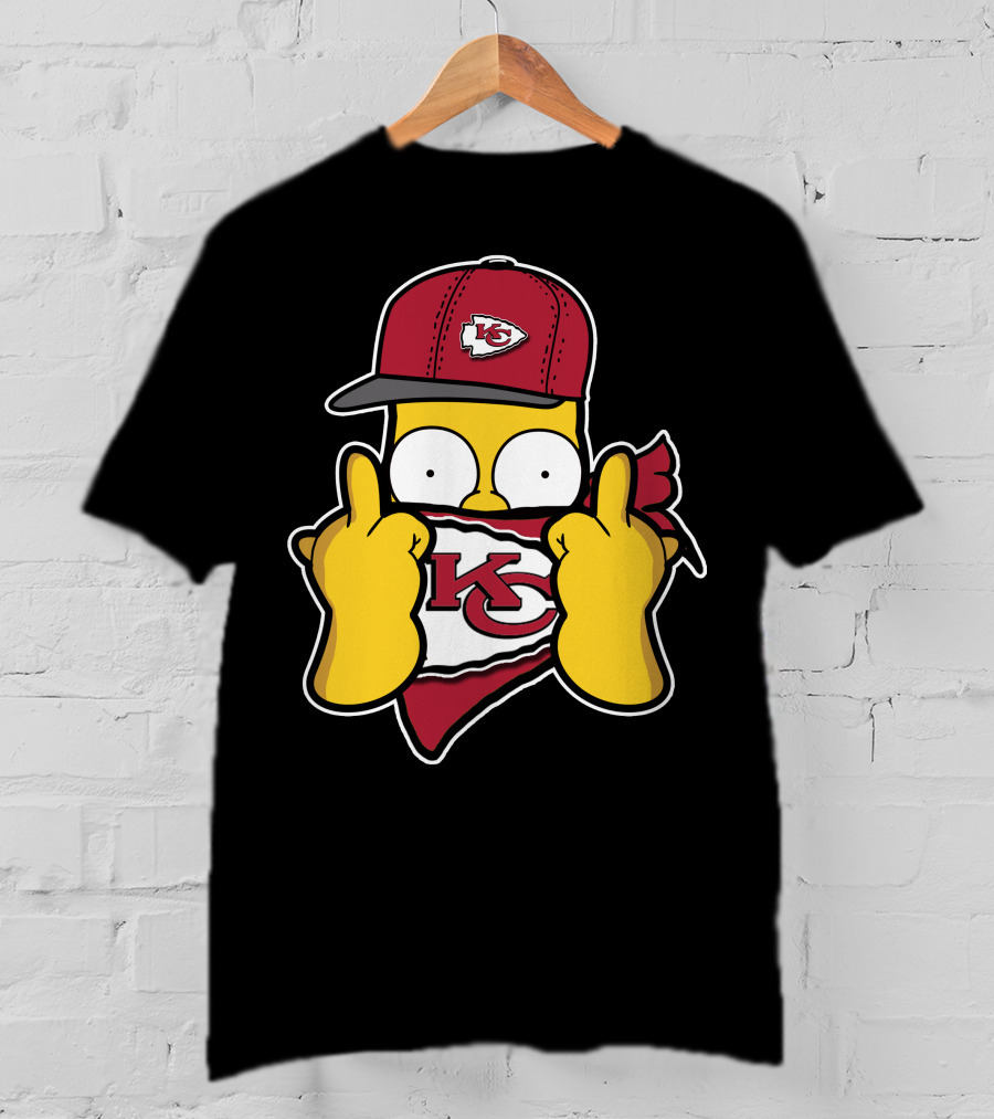 Kansas City Chiefs Homer Simpson T-Shirt