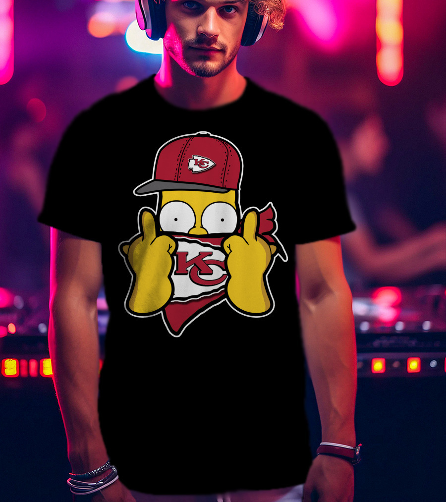 Kansas City Chiefs Homer Simpson T-Shirt