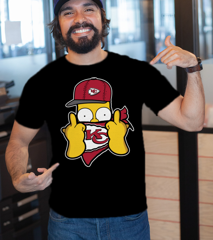 Kansas City Chiefs Homer Simpson T-Shirt