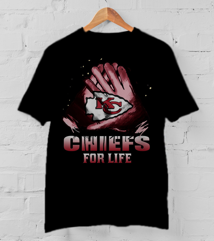 Kansas City Chiefs 15 Kc Logo Chiefs For Life T-Shirt