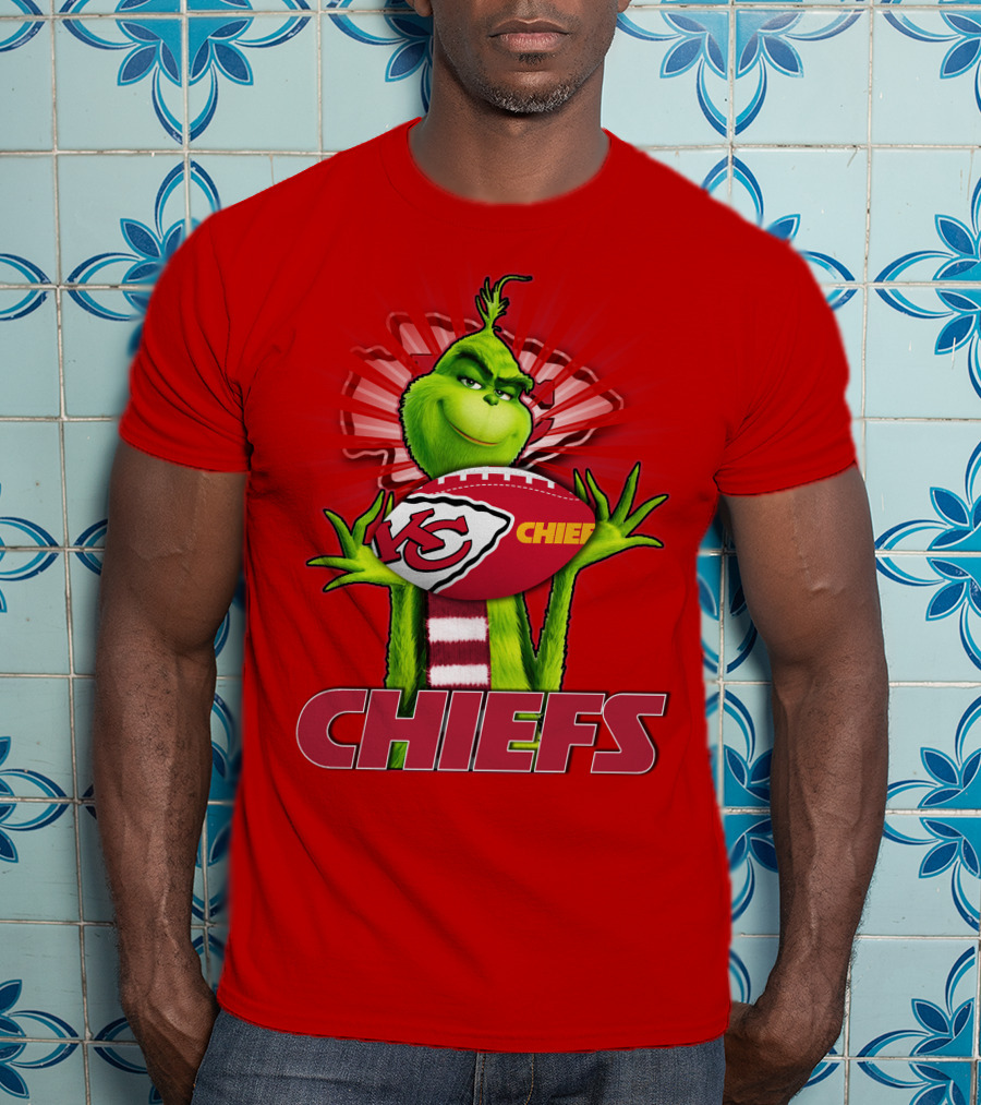 Grinch Chiefs Football KC T-Shirt
