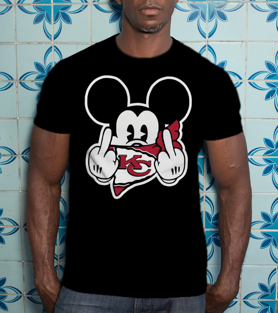 Kansas City Chiefs Kc Logo Gesture T-Shirt