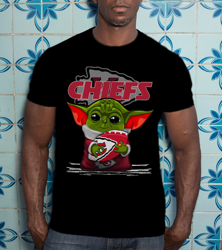 Yoda Chiefs Kansas City Football Fan T-Shirt