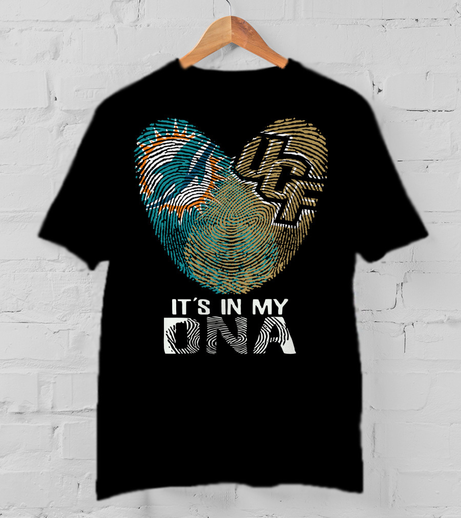 Miami Dolphins Ucf It's In My Dna T-Shirt