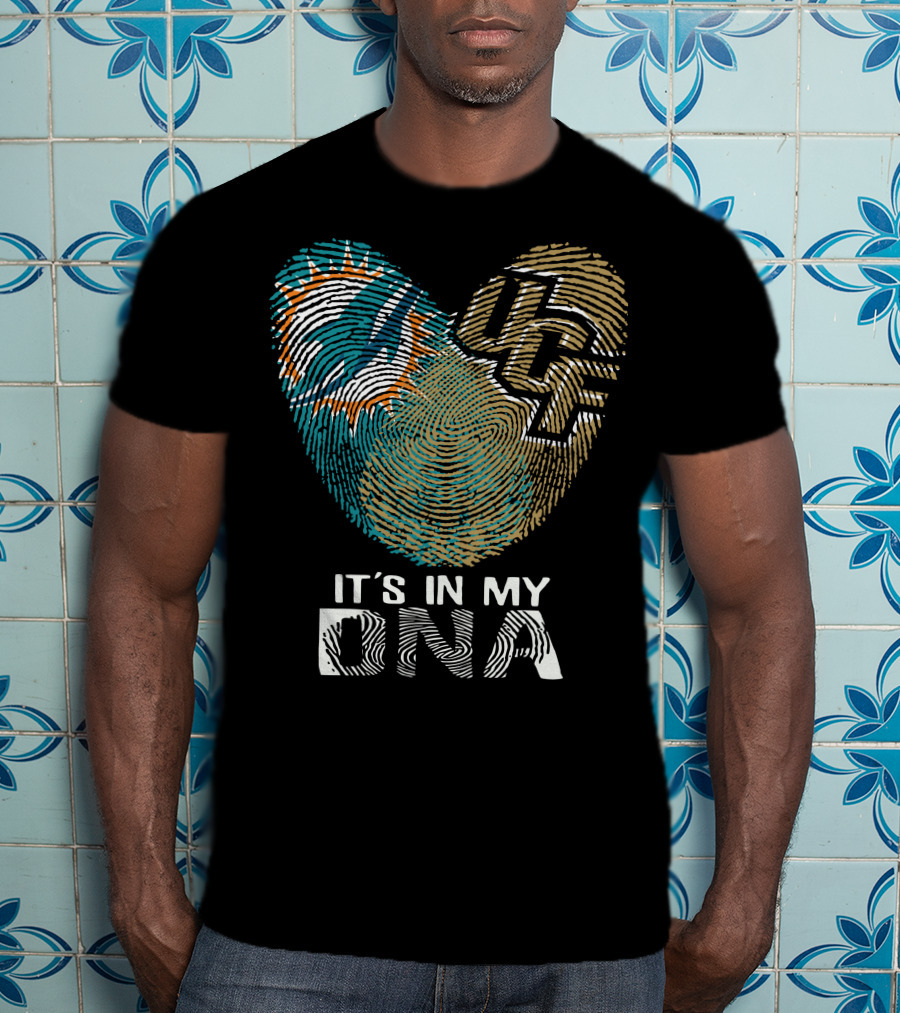 Miami Dolphins Ucf It's In My Dna T-Shirt
