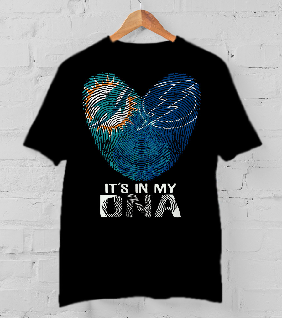 It's In My Dna Miami Dolphins T-Shirt