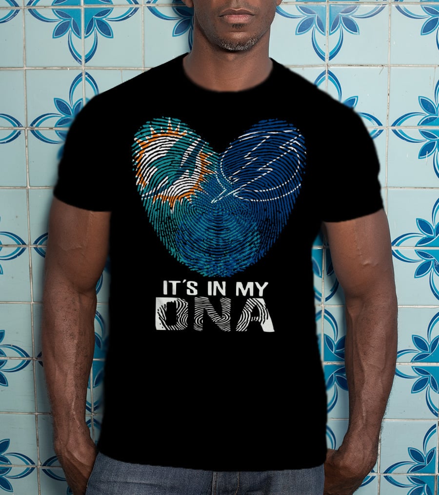 It's In My Dna Miami Dolphins T-Shirt