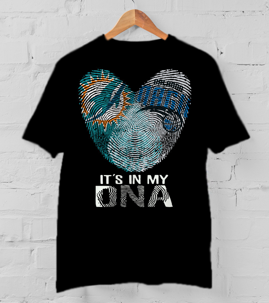 Miami Dolphins Orlando Magic It's In My Dna T-Shirt