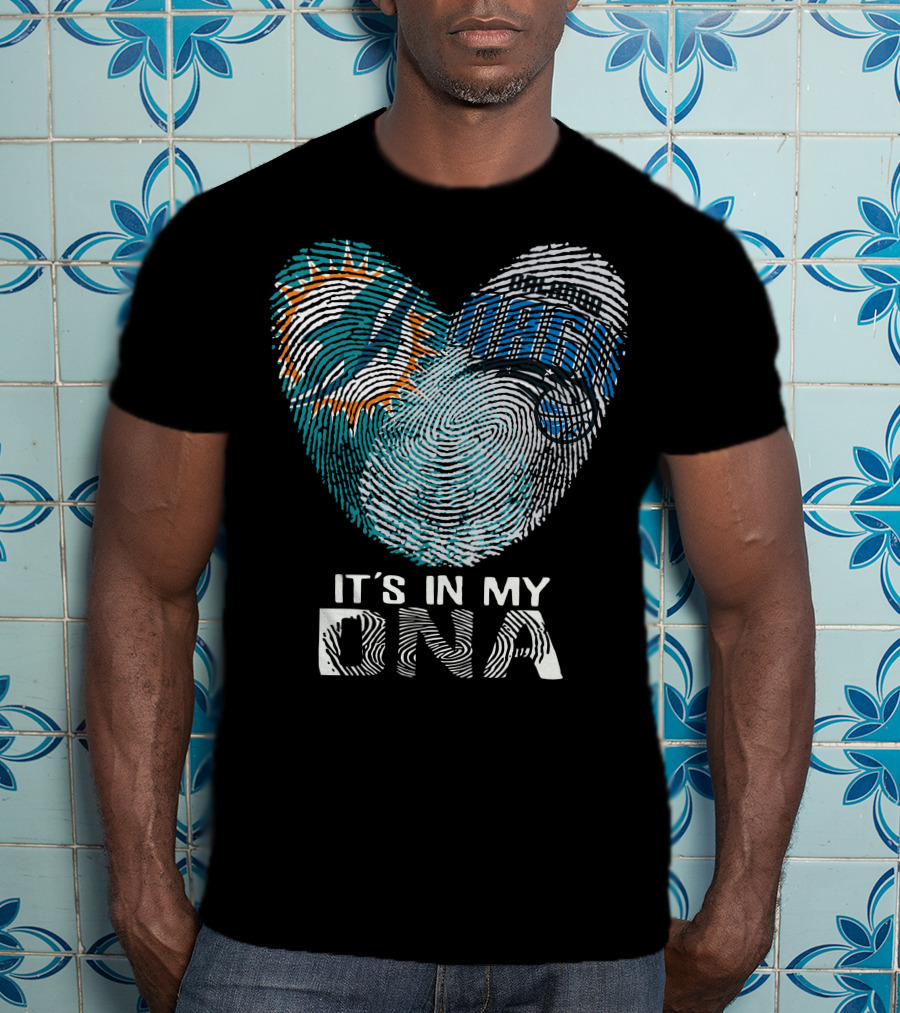 Miami Dolphins Orlando Magic It's In My Dna T-Shirt