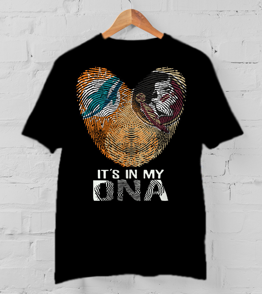 Miami Dolphins Seminoles It's In My Dna T-Shirt