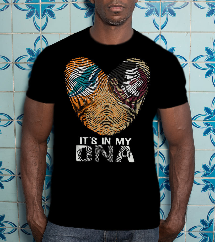 Miami Dolphins Seminoles It's In My Dna T-Shirt