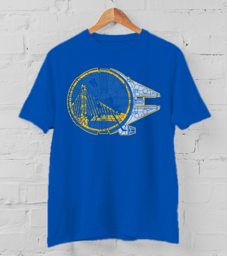 Golden State Warriors Millennium Falcon T-Shirt