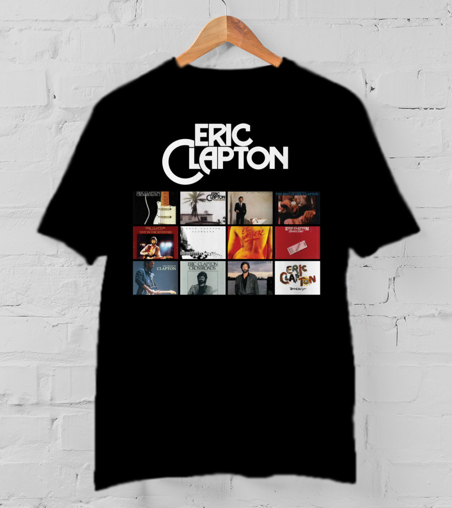 Eric Clapton Album Collection Essentials T-Shirt