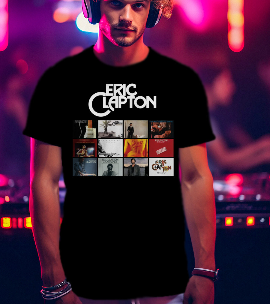 Eric Clapton Album Collection Essentials T-Shirt