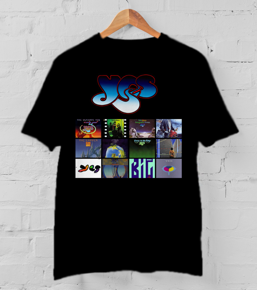 Yes Band Album Collection Highlights Classic Covers And Iconic T-Shirt