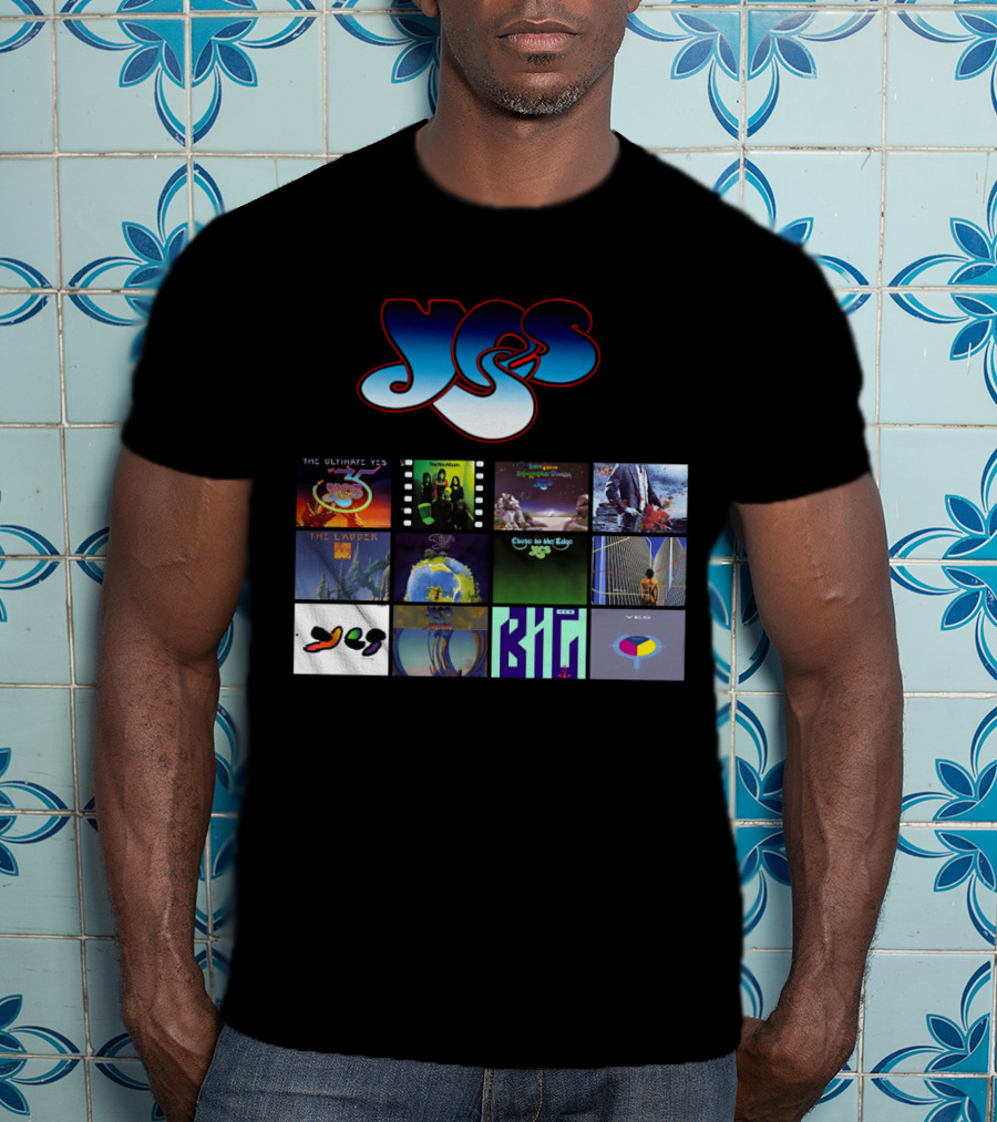 Yes Band Album Collection Highlights Classic Covers And Iconic T-Shirt