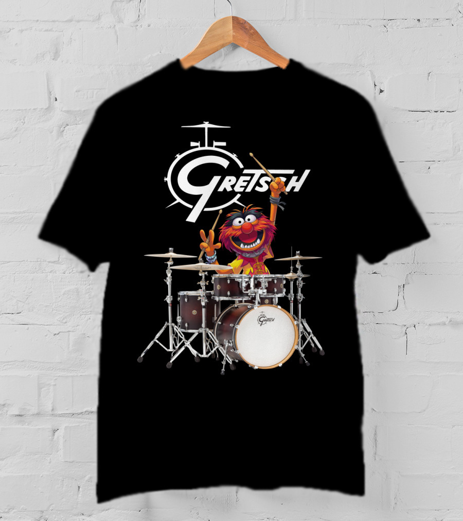 The Muppet Show Animal With Gretsch Drums T-Shirt