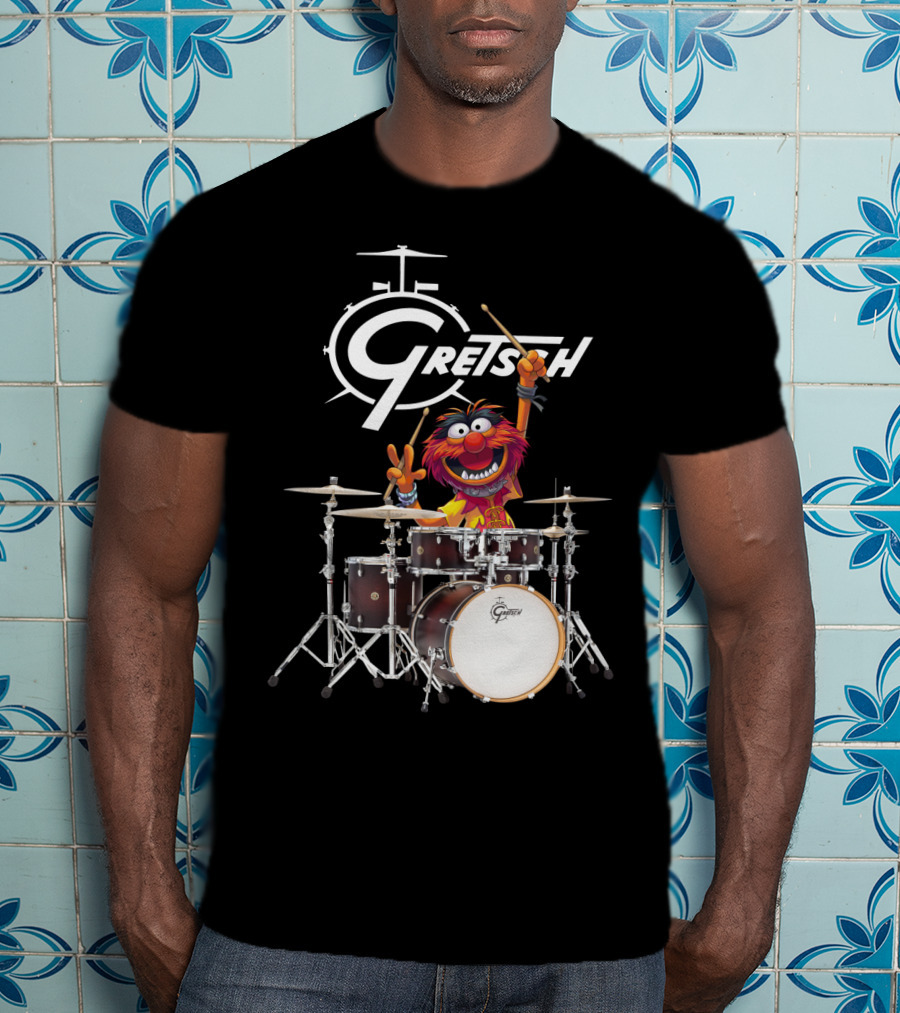 The Muppet Show Animal With Gretsch Drums T-Shirt