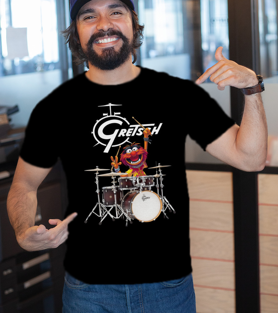 The Muppet Show Animal With Gretsch Drums T-Shirt