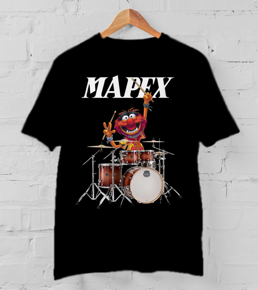 The Muppet Show Animal With Mapex Drums T-Shirt