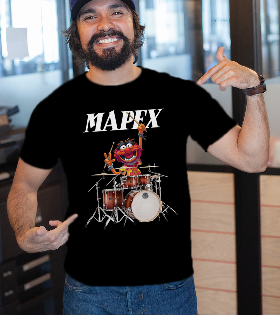 The Muppet Show Animal With Mapex Drums T-Shirt