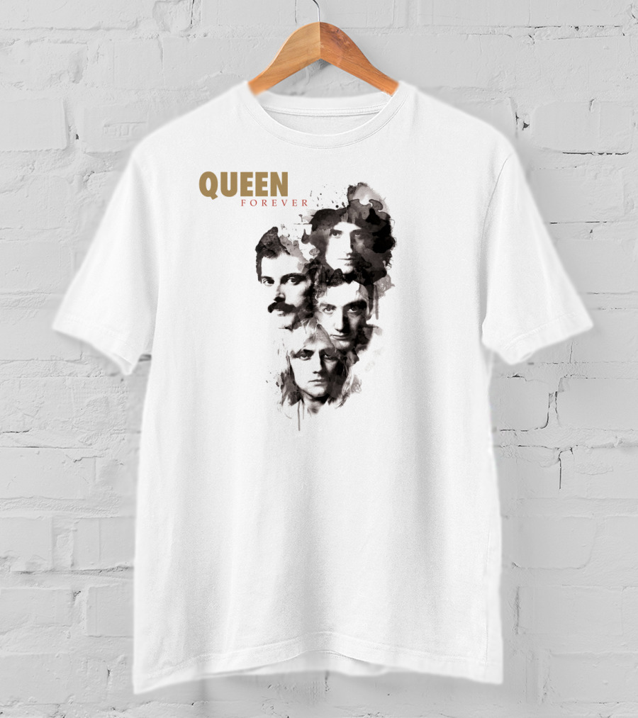 Queen Forever Band Faces Montage T-Shirt