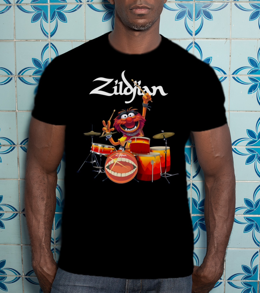 Zildjian Muppets Animal Drumming Enthusiast T-Shirt