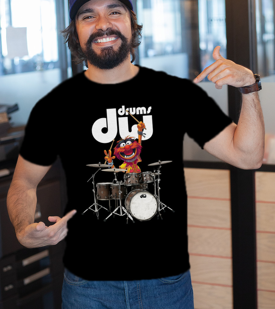 The Muppets Animal DW Drums T-Shirt