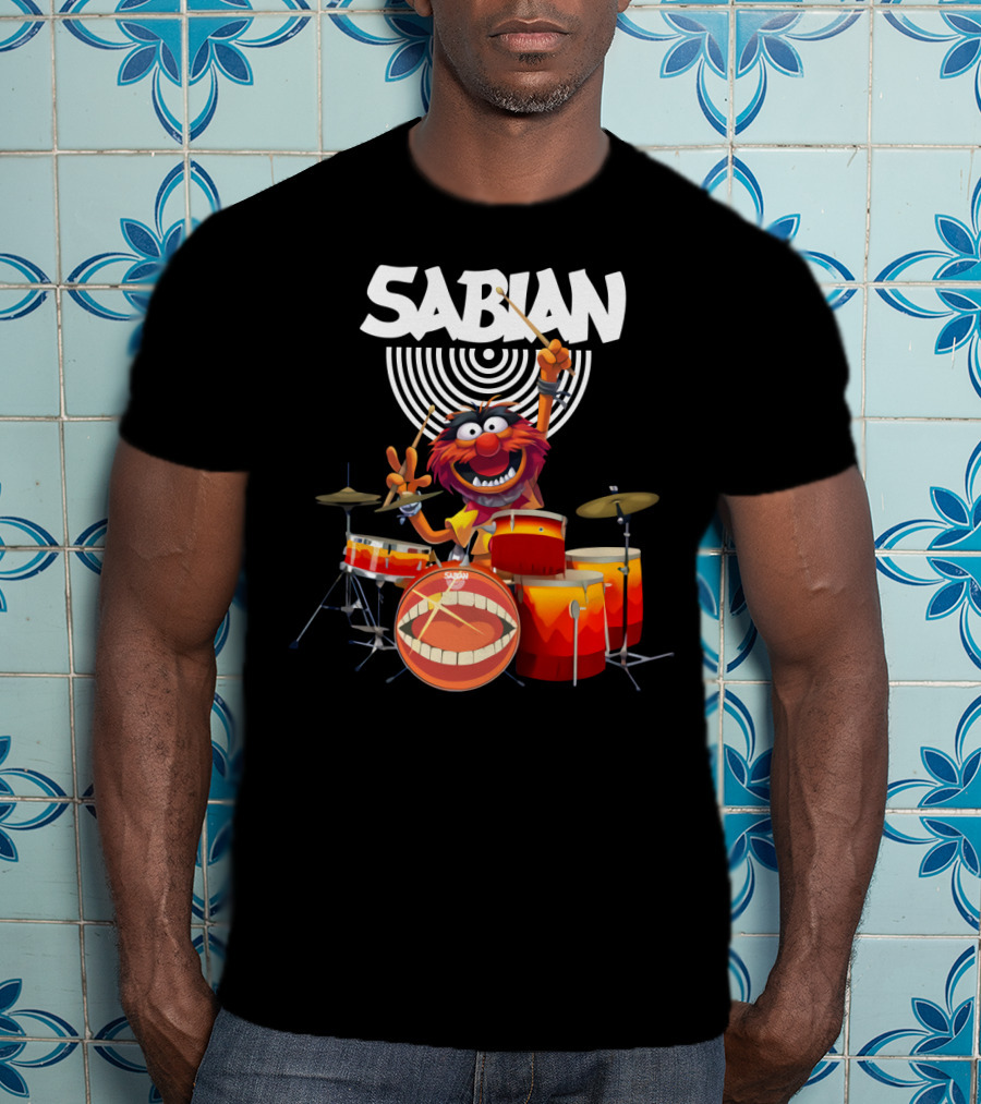 The Muppets Animal Sabian Drums T-Shirt